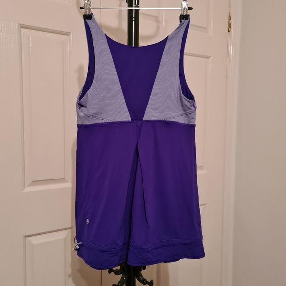 Lululemon CAN 8 AU 12 Purple Violet Tank Muscle Tees | Pillates Zumba Yoga Tops - Picture 3 of 5